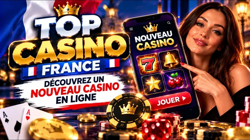 Top Casino France découvrez un nouveau casino en ligne 🆕🏆✨